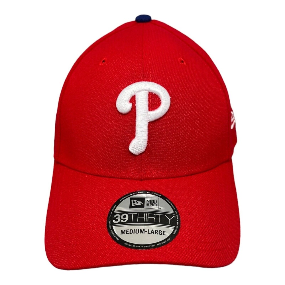 New Era 39thirty Philadelphia Phillies Flex Fit Baseball Hat Men's Sz M-L NWT